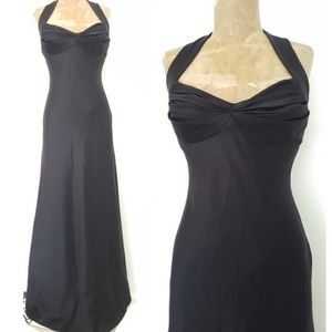 Blu Sage Black Evening Gown